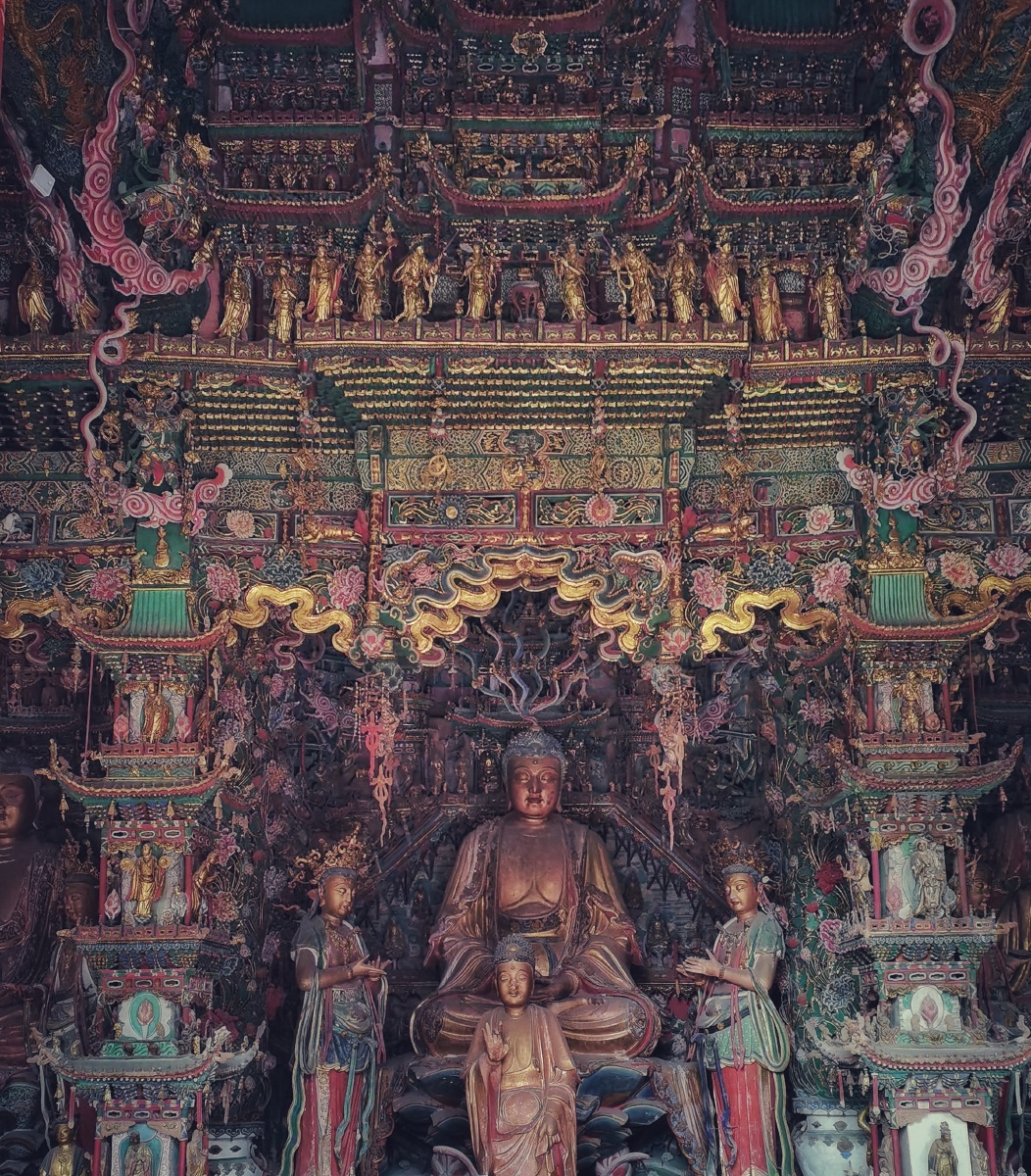 中国古建筑遗存～【千佛庵】又名小西天,位于山西省隰县城西一里许的