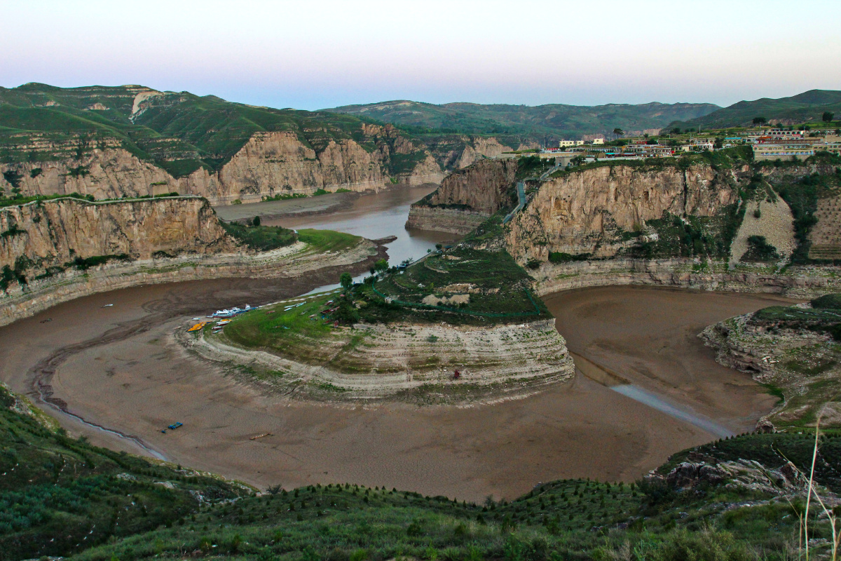 山西老牛湾黄河入晋第一湾