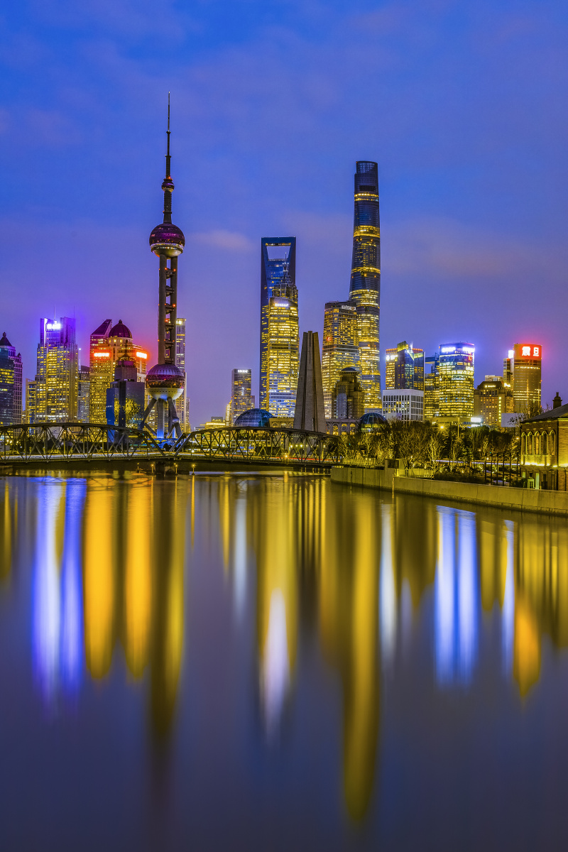 苏州河畔陆家嘴沪城