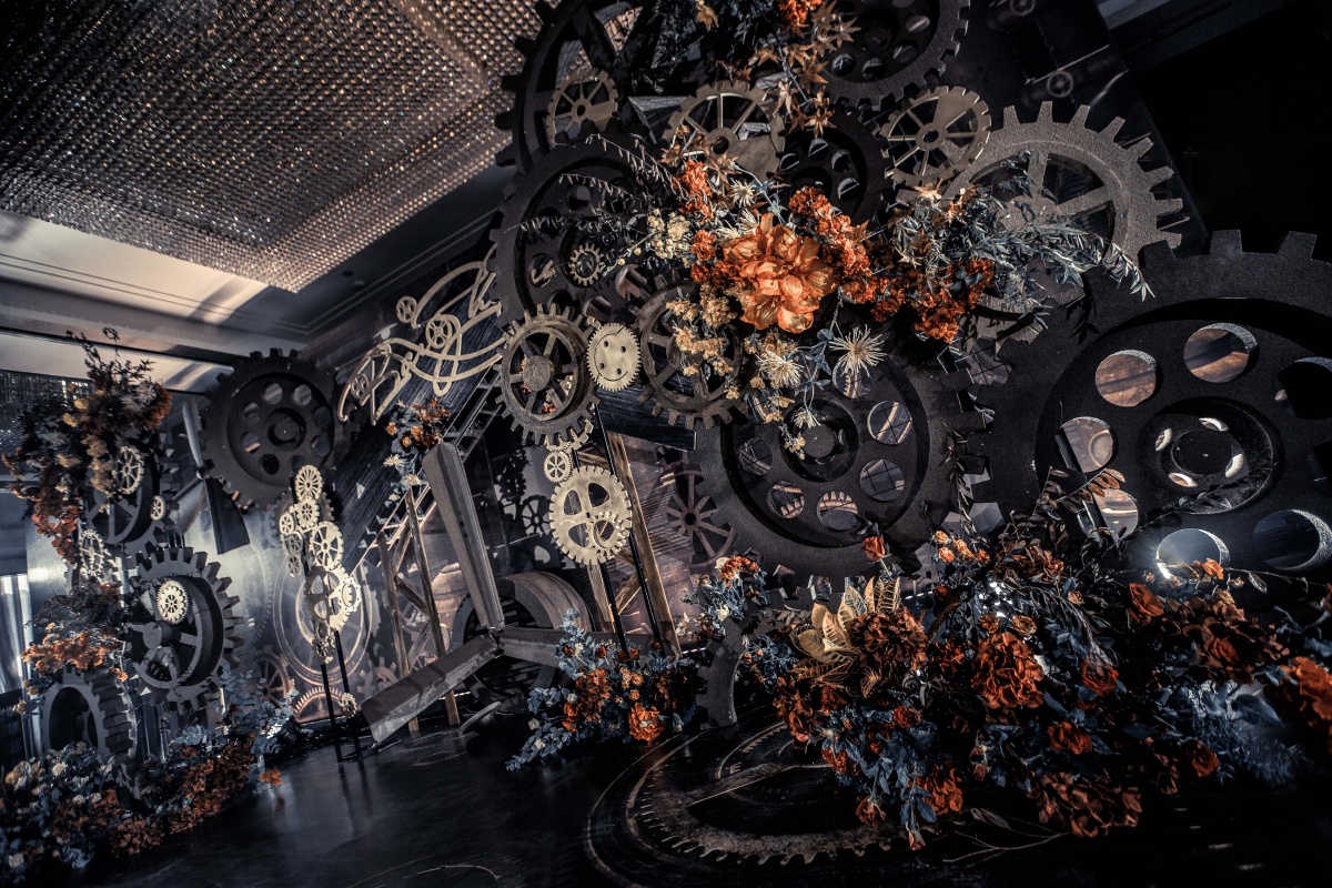 黑色系婚礼现场布景设计分享