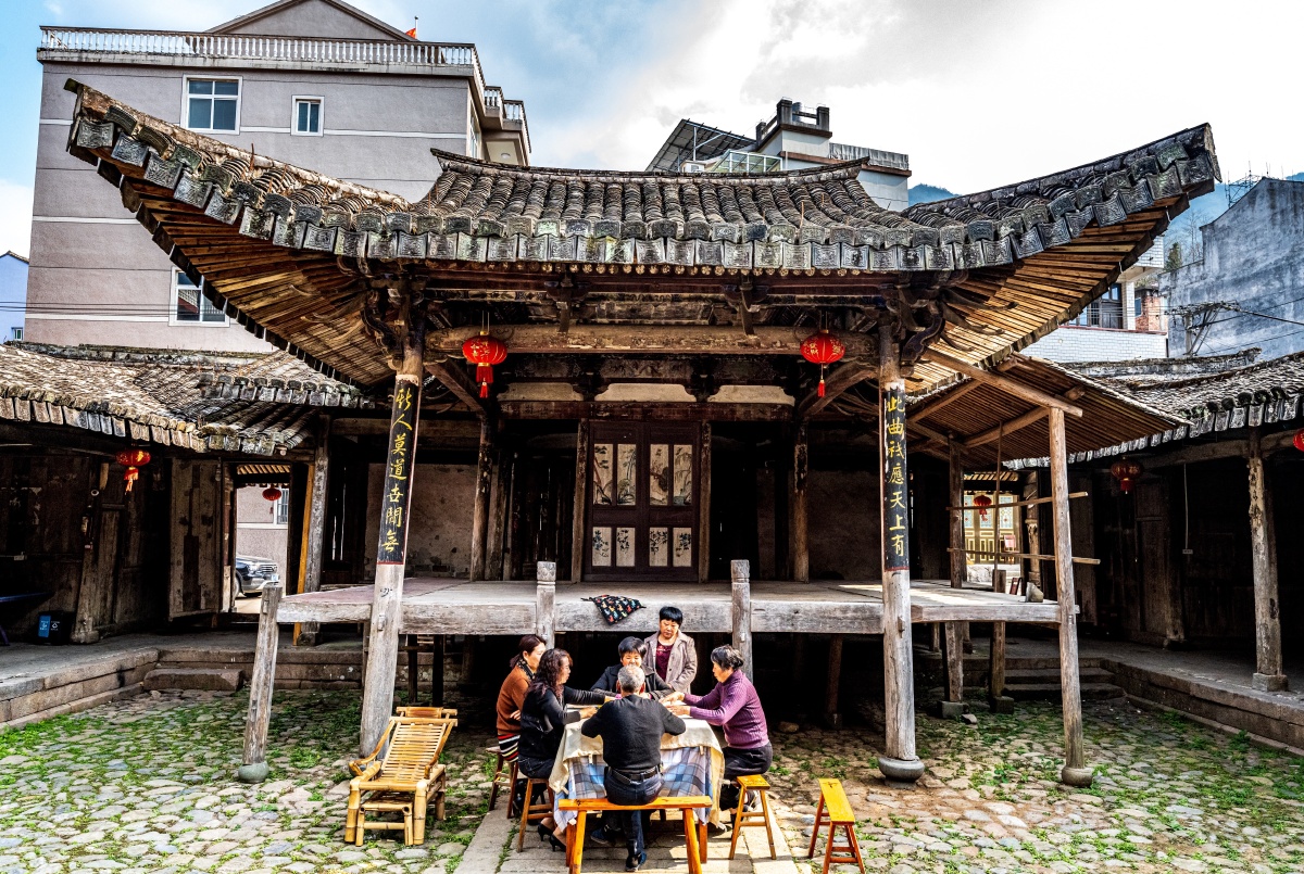 风物|孝思祠 孝思祠, 位于永嘉县花坦乡廊下村.