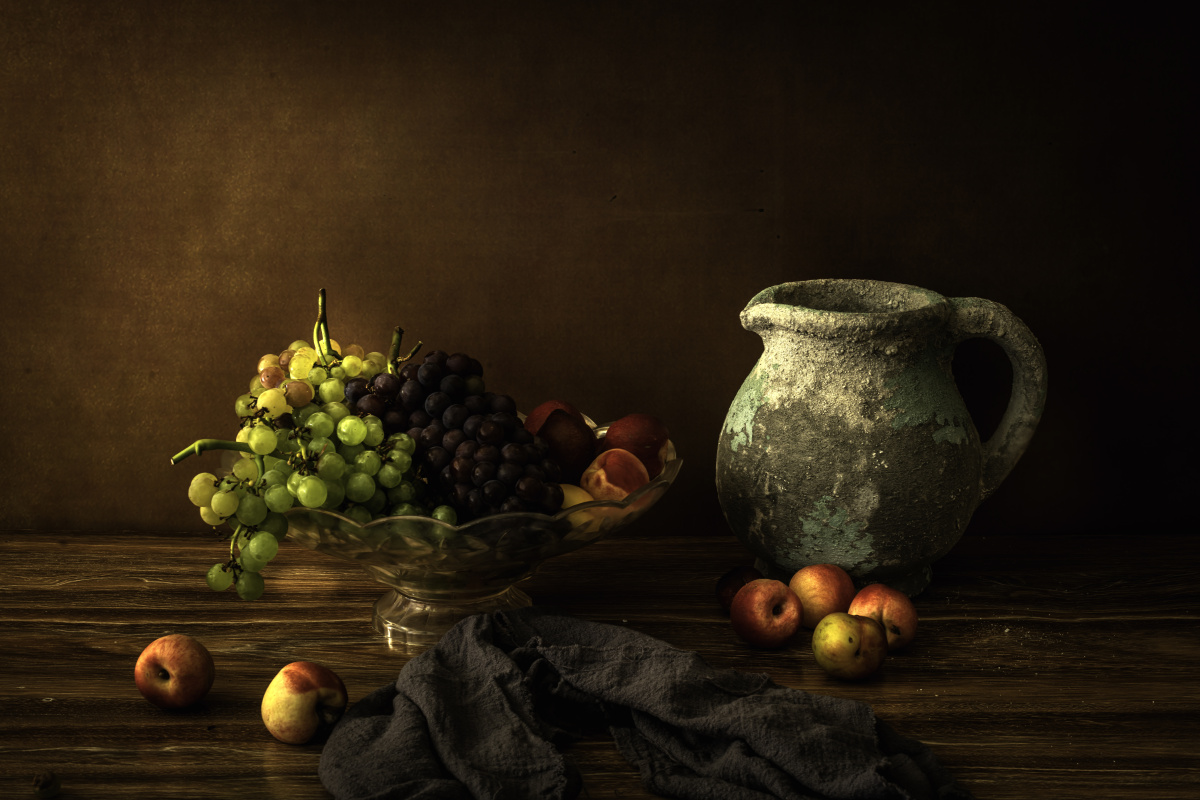 复古油画风的静物摄影边郁忠关注