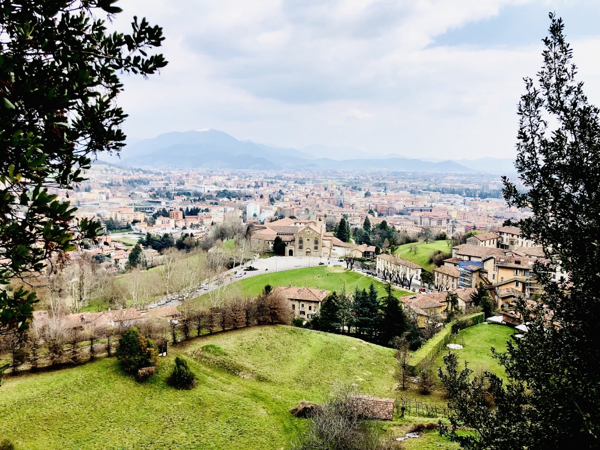 意大利小镇贝加莫bergamo