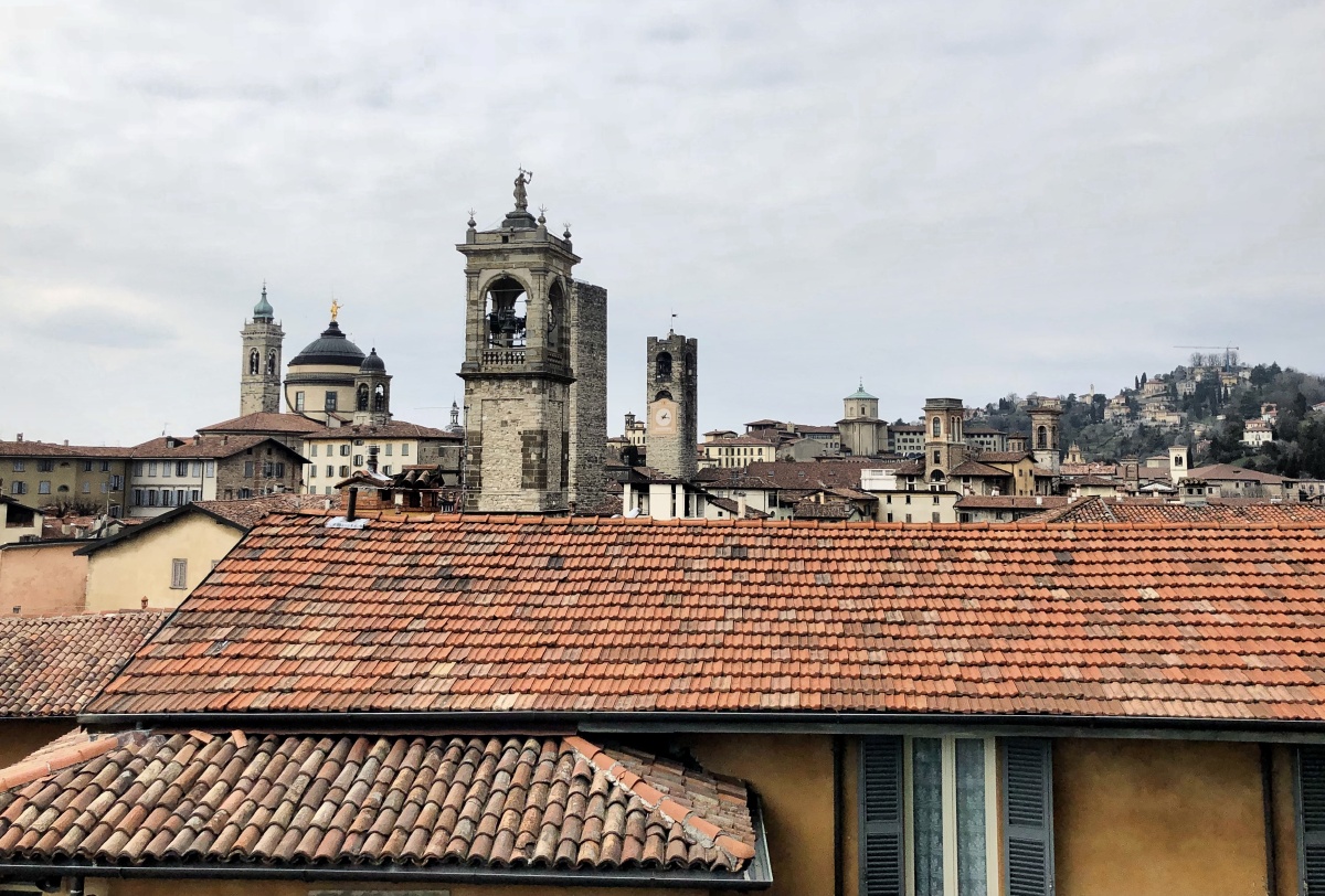 意大利小镇贝加莫bergamo