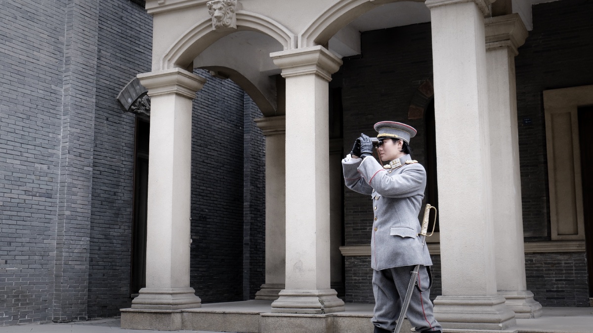 晚清北洋新军陆军骑科协参领官冬季常服