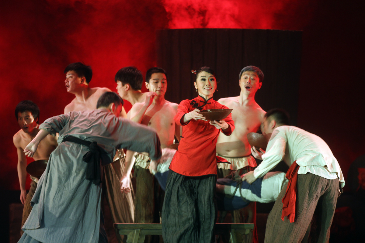 舞剧红高粱第14届文华奖获奖舞剧表演青岛市歌舞剧院