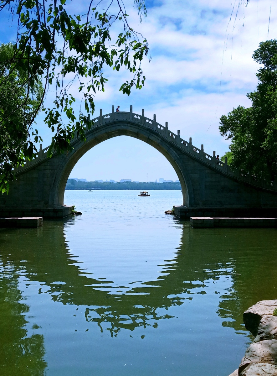 镜桥玉带桥万寿山后山