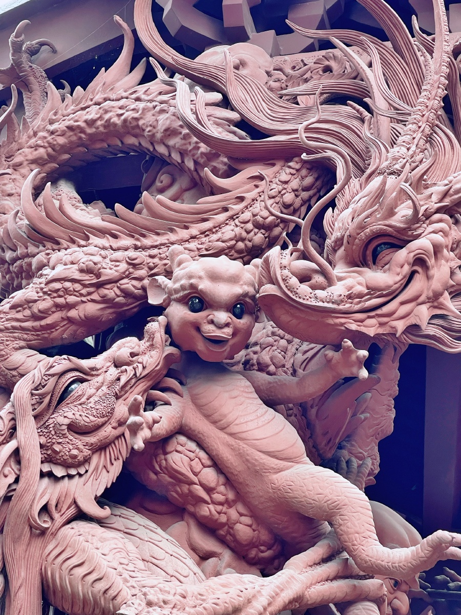 四川绵阳圣水寺最可爱,最萌的龙宝宝