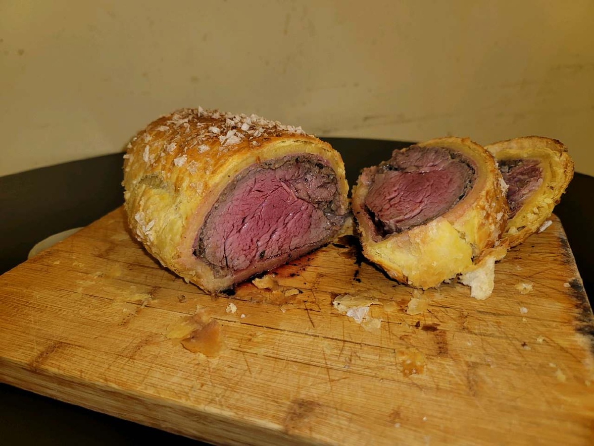 牛肉,面包,菜板,厨房,自制