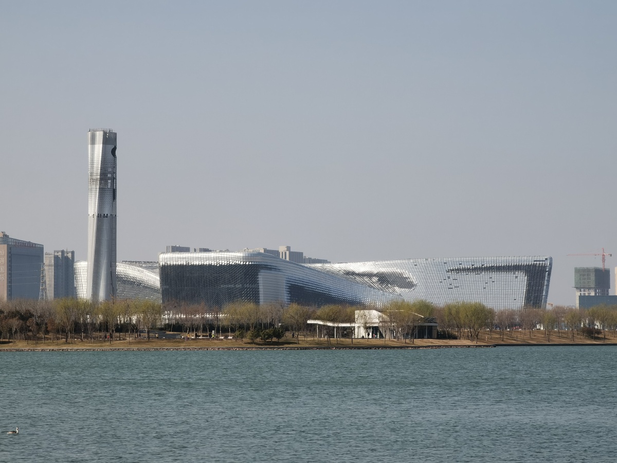 河南省科技馆新馆初见雏形.