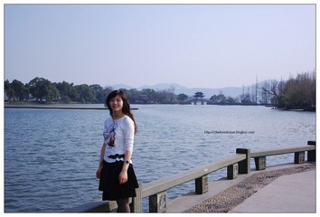 by lake