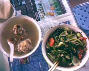 dinner4-广东菜心1