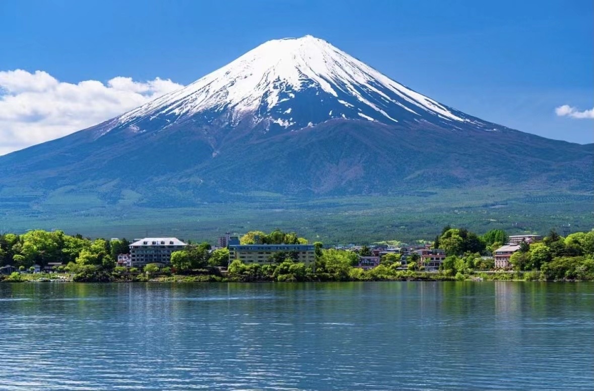 冬季的富士山