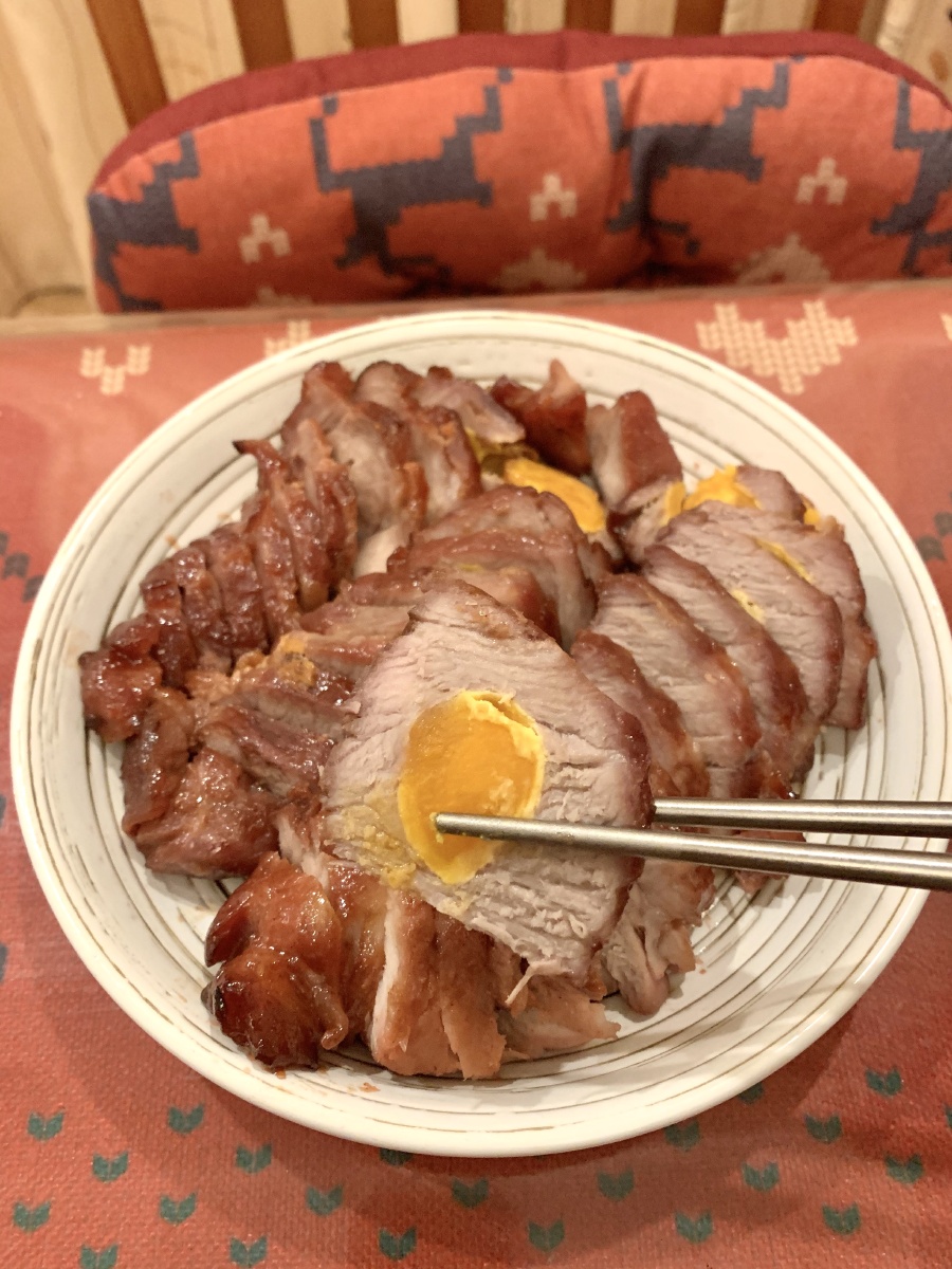 蛋黄叉烧双重口感好吃