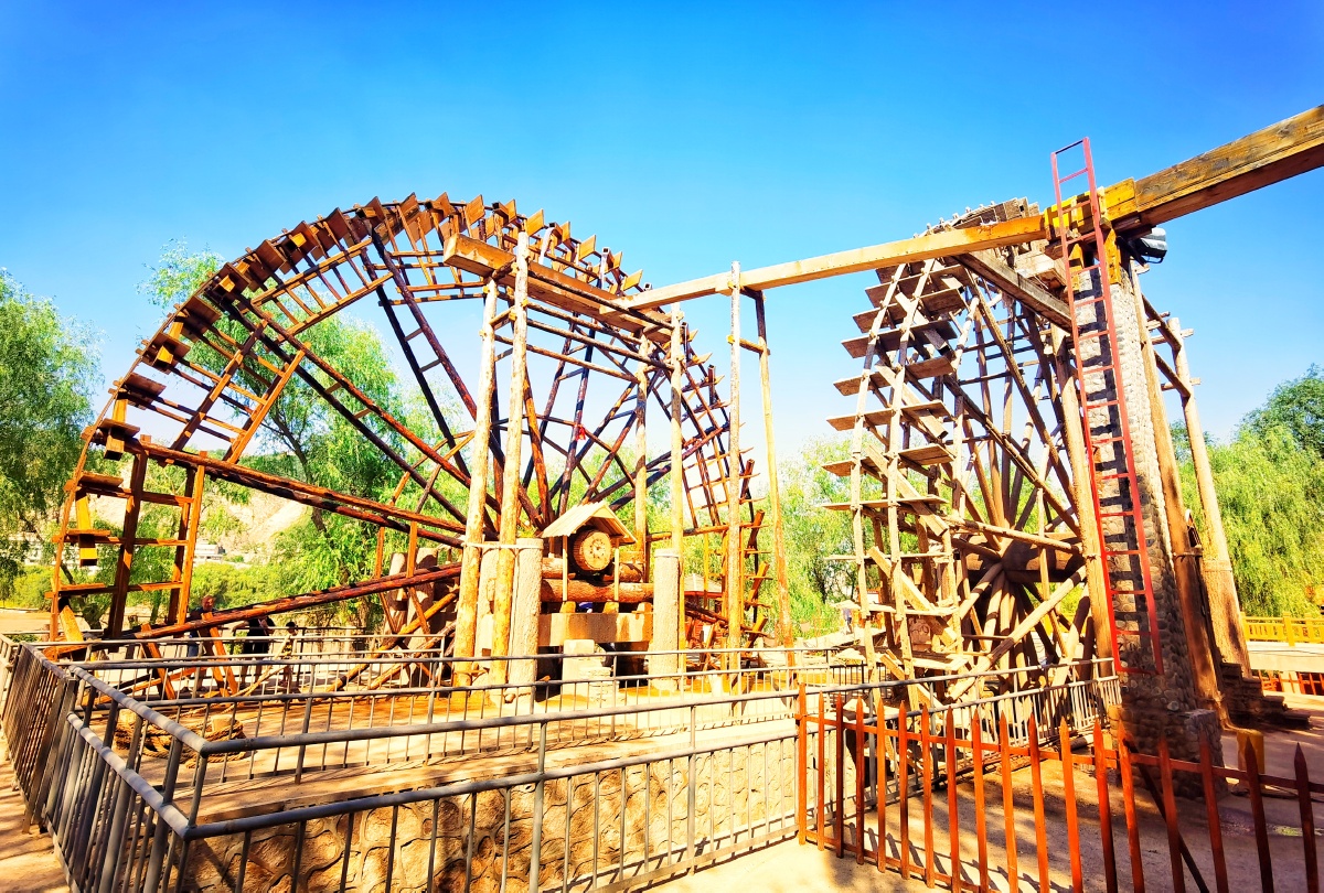 今天兰州水车园兰州水车园历史场景展现震撼