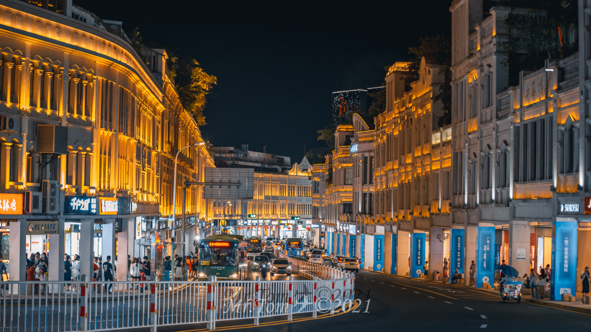 厦门中山路的繁华景象