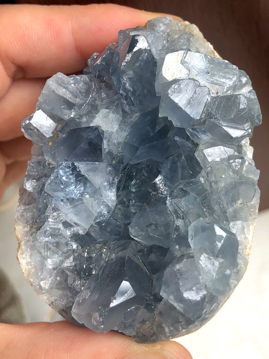 蓝晶石原石摆件