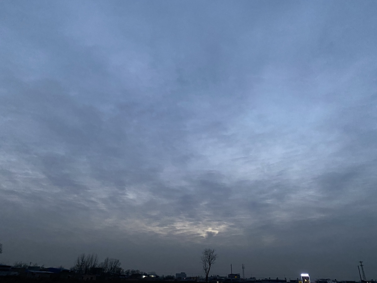 天快黑了!赶紧回家!