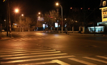 大学路和莱阳路的交界口