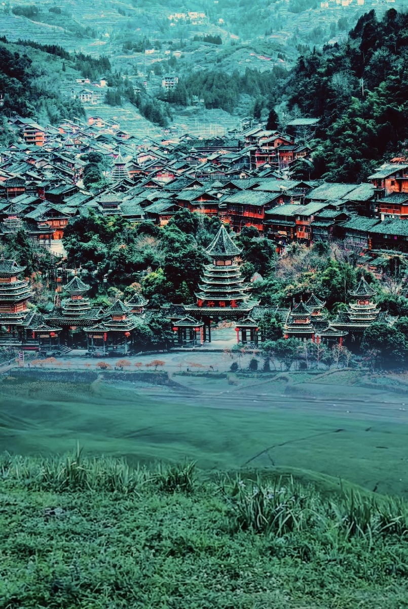 贵州侗寨鼓楼风貌, - 摄影阿凡提 - 图虫