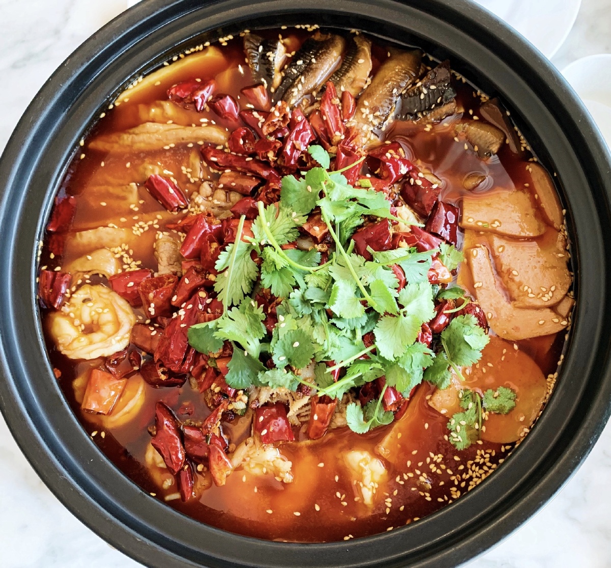 上海俏江南川菜麻辣毛血旺