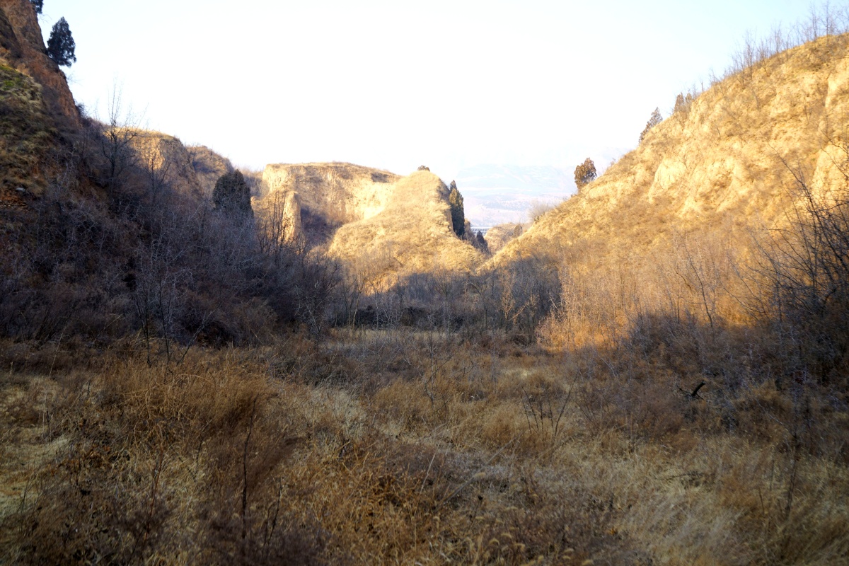 冬季的黄土高坡