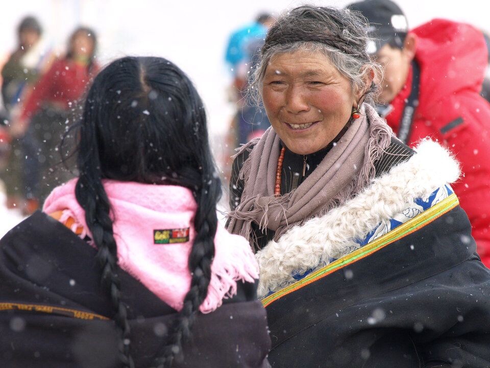 雪中的微笑<br />

