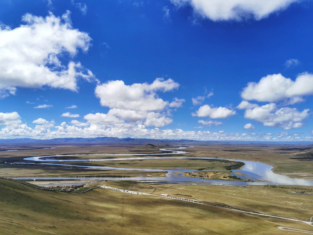 初秋川西阿坝行之若尔盖黄河九曲第一湾