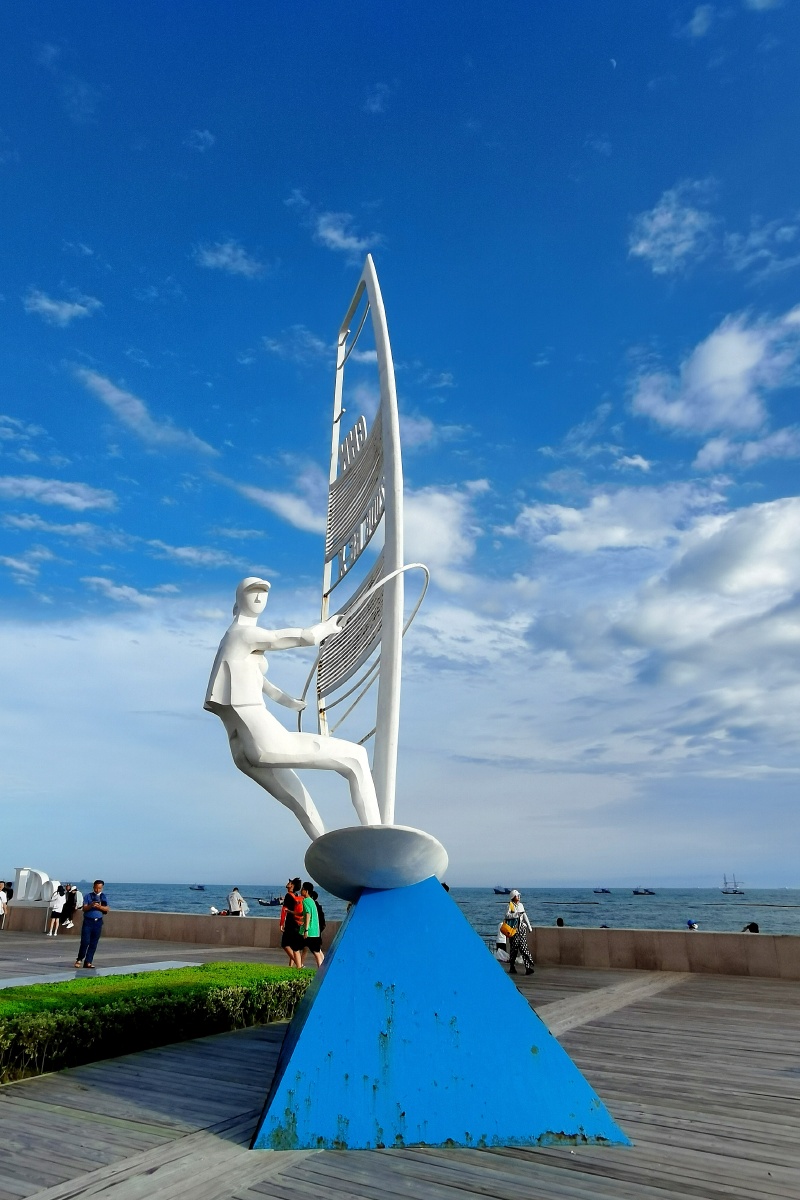 奥帆中心帆船体验区手机随拍