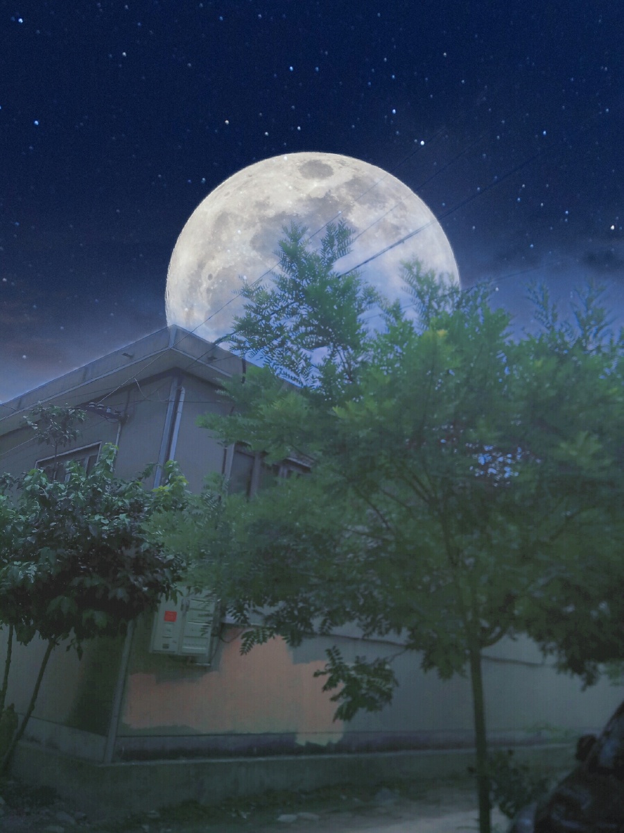 流星会不会是月亮的眼泪 - 甜云生 - 图虫