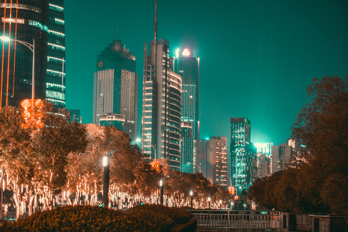 南昌cbd红谷滩夜景