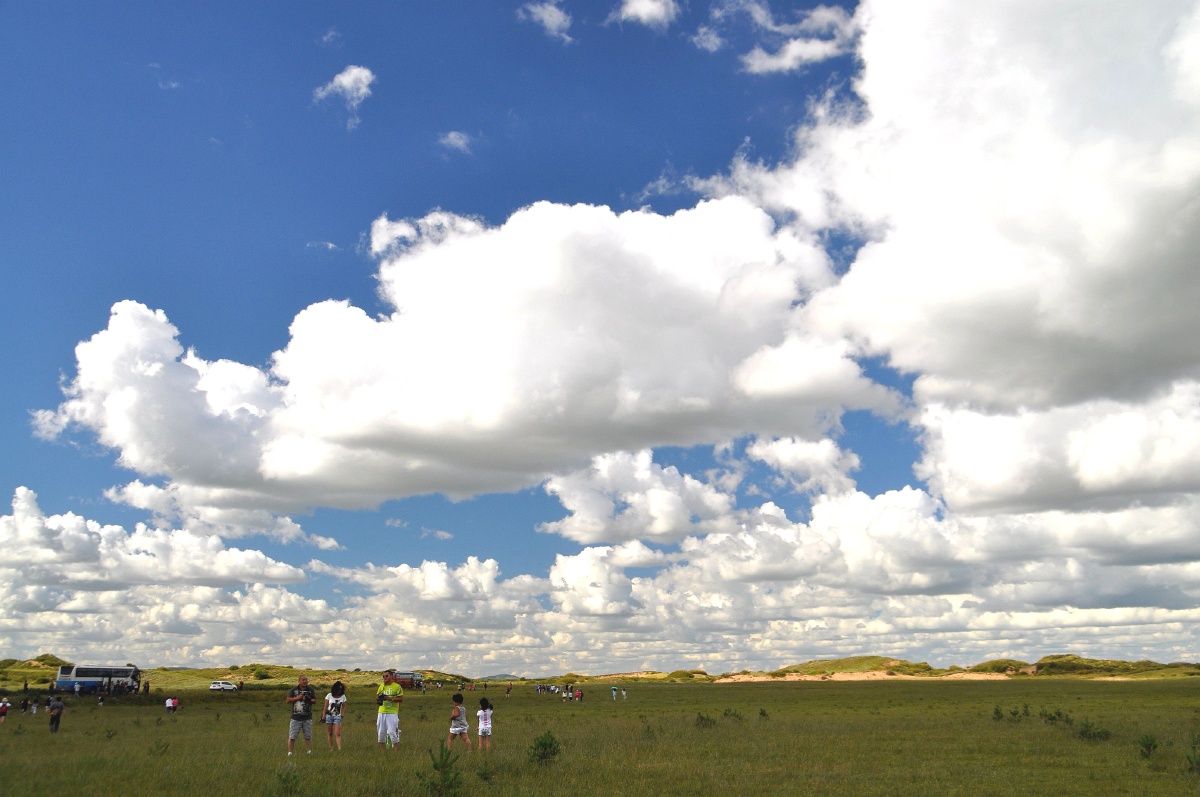 大草原的蓝天白云拍摄于内蒙坝上草原