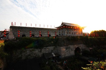 夕阳下中华门