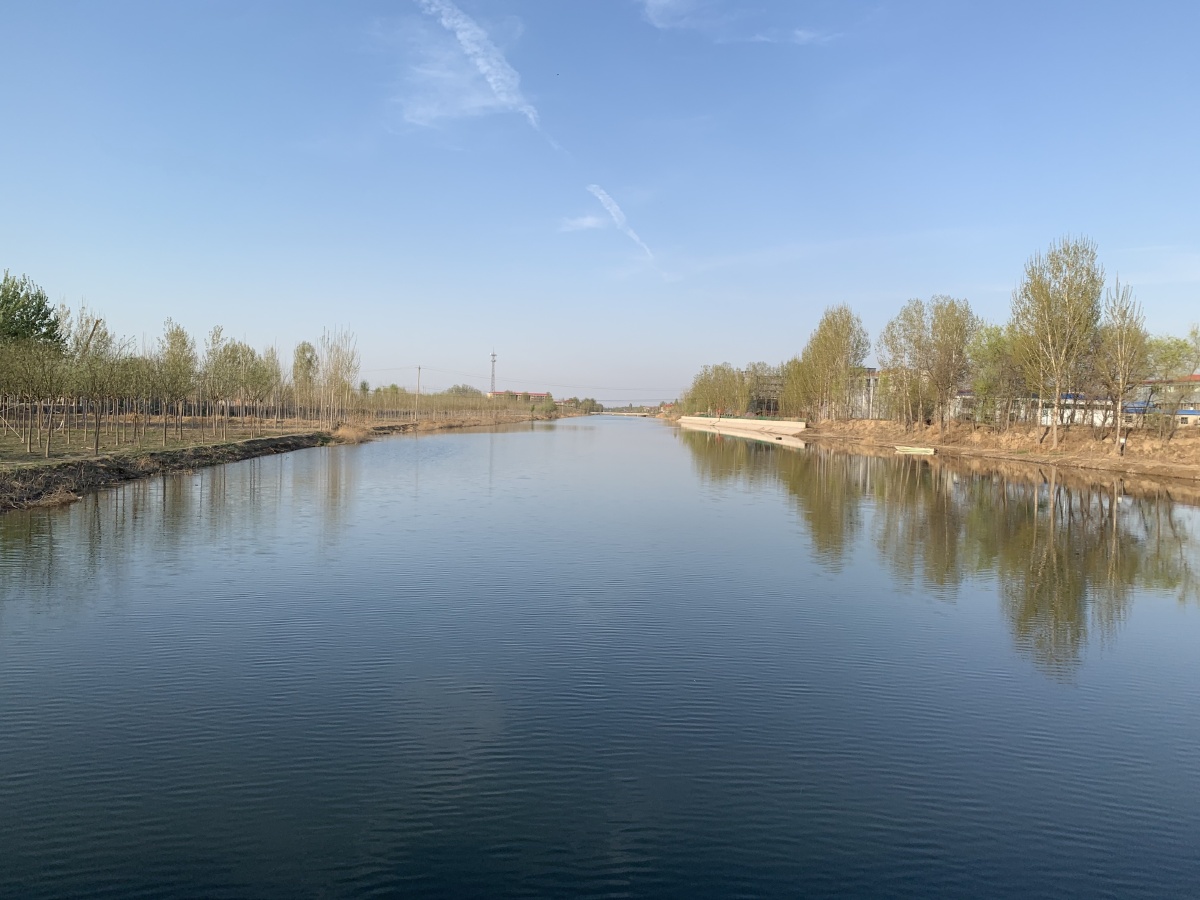 我的家在沧州小白河边上白洋淀的水清澈垂钓者多387038