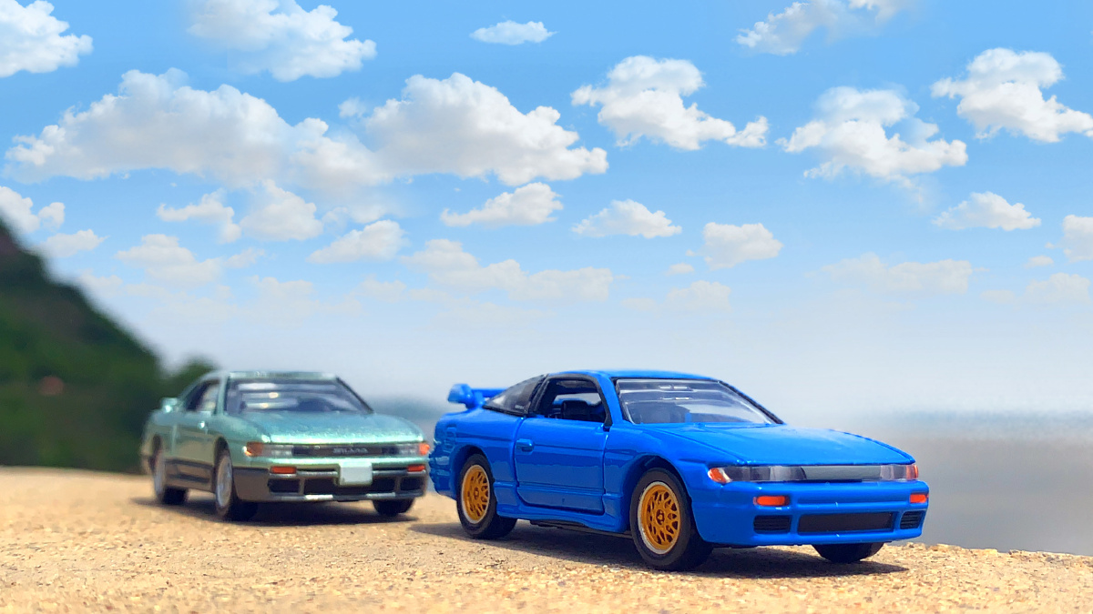 头文字d:池谷浩一郎&佐藤真子 日产silvia s13 & 日产 sil-80