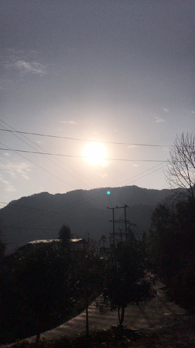 农村的日出最美