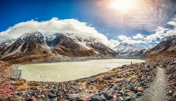 Mount Cook, Hooker Lake(华盖）