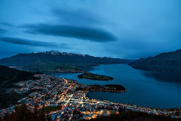 Queenstown in the night