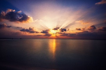 Gorgeous Sunset of Kuredu, Maldives