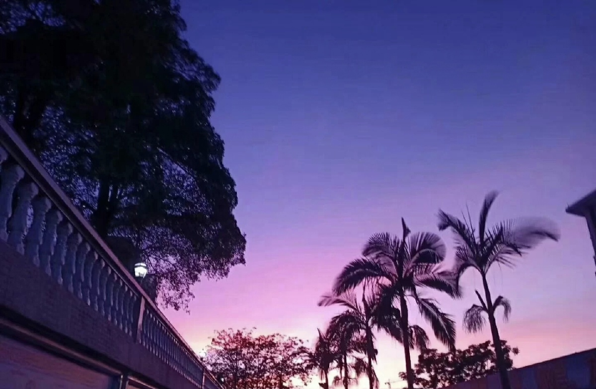 超级治愈心灵的日落风景图片