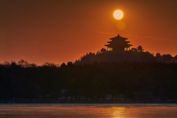 北海观日出 6