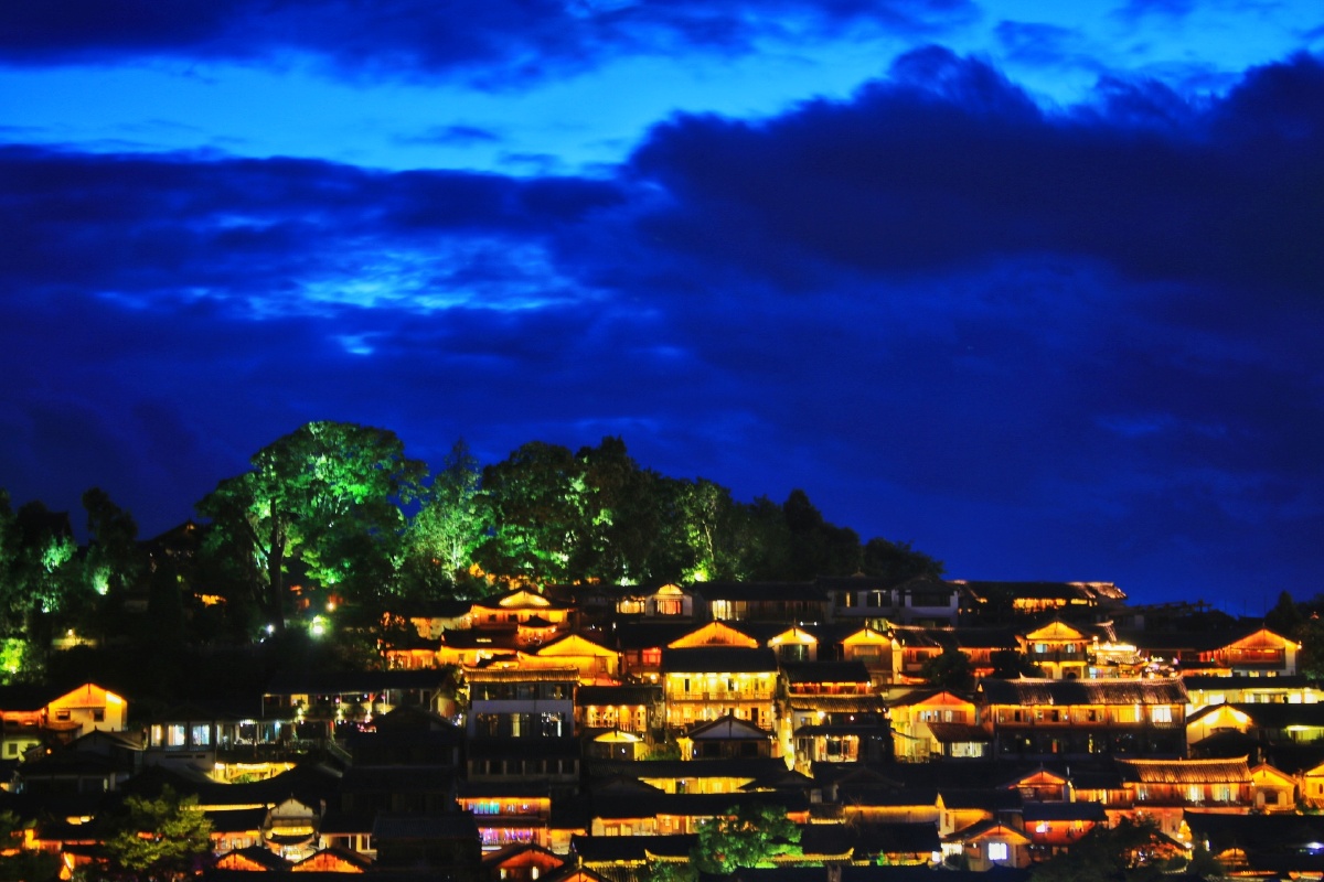 丽江古城夜景 - 星海无涯 - 图虫