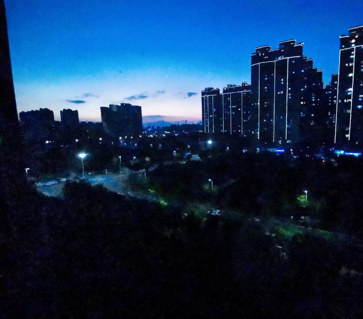 来一张凌晨的美景