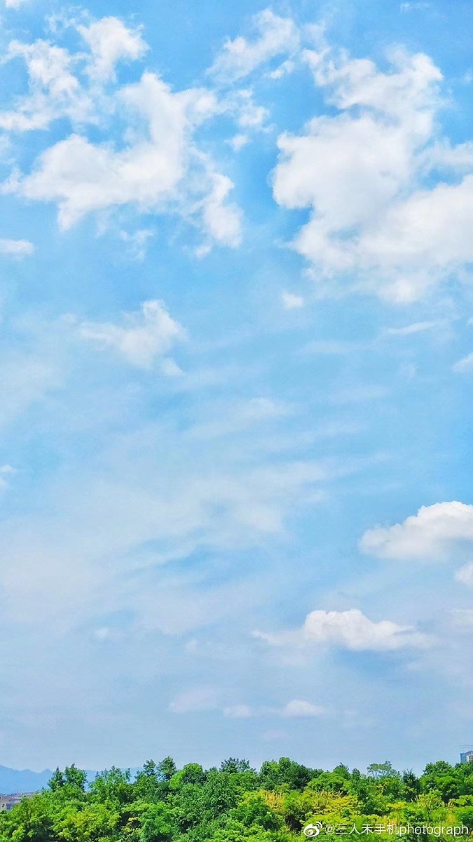 蓝天白云 - 三人禾手机photography - 图虫