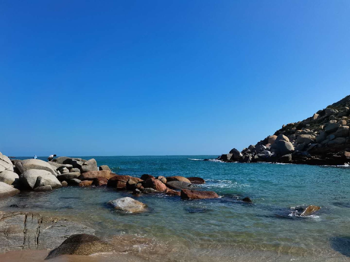 漳州东山岛没见过的蓝海