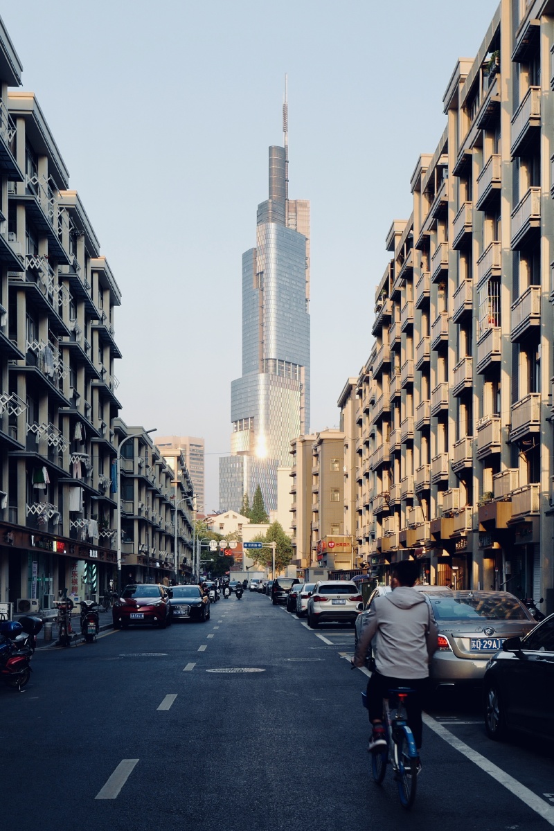 南京西桥望紫峰大厦