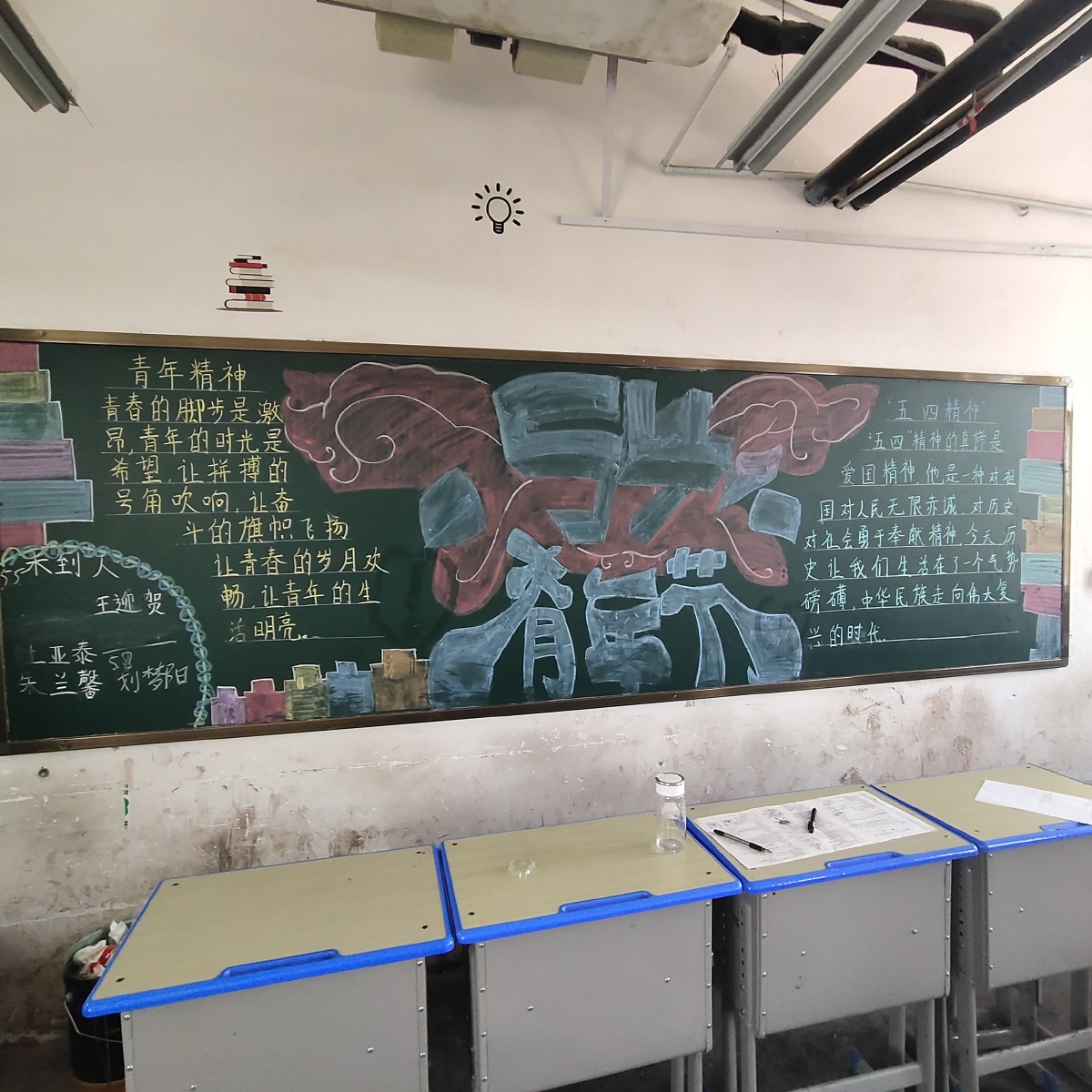 五四青年节板报