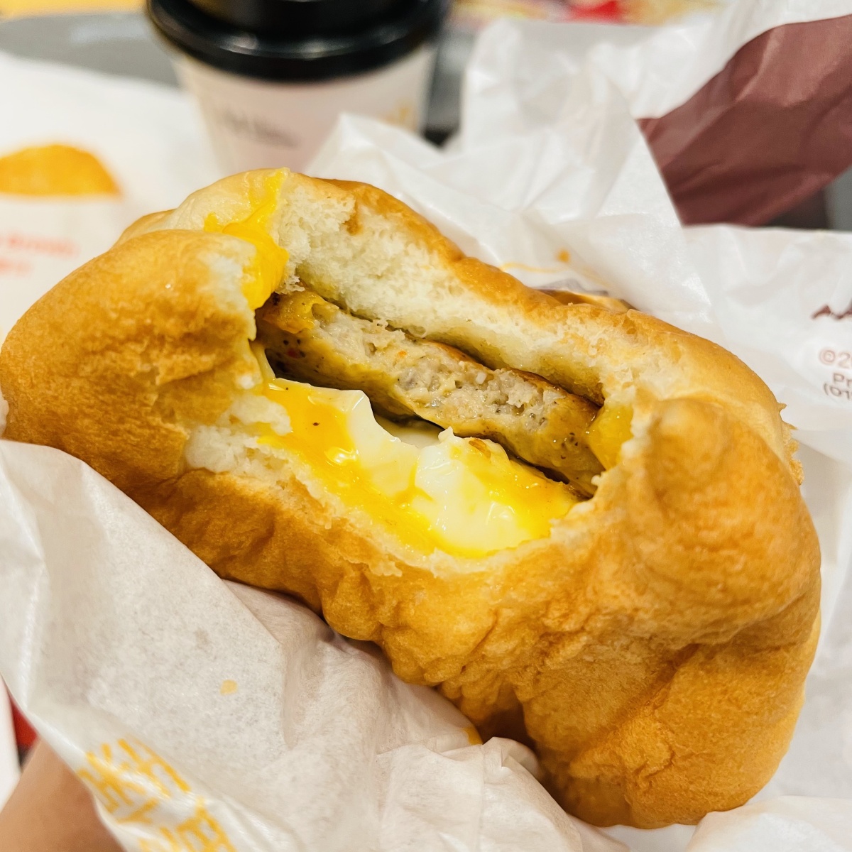 麦香猪柳蛋汉堡