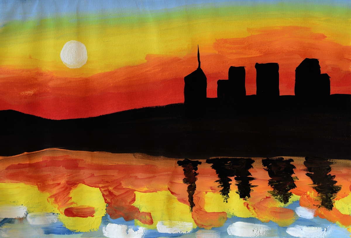 自闭症特殊儿童绘画作品展示1