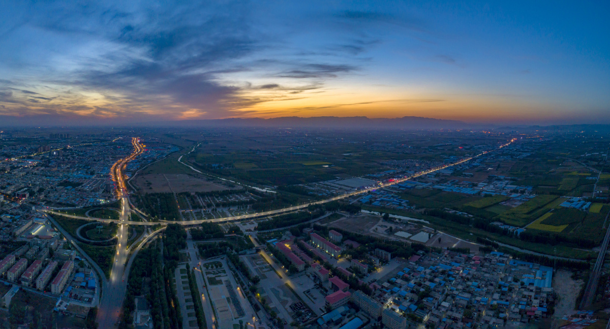 新乡寰宇立交桥 - 云端航拍摄影 - 图虫